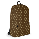 Backpack - Brown & Gold