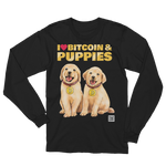 Long-Sleeve Shirt - Bitcoin & Puppies