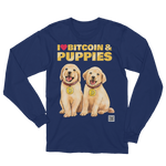 Long-Sleeve Shirt - Bitcoin & Puppies