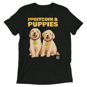 I Love Bitcoin & Puppies Shirt