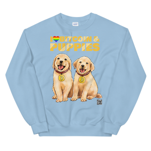 I Love Bitcoin & Puppies Sweater